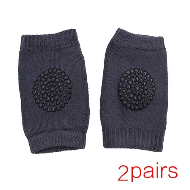2-pairs Soft Anti-slip Knee Pads for Baby