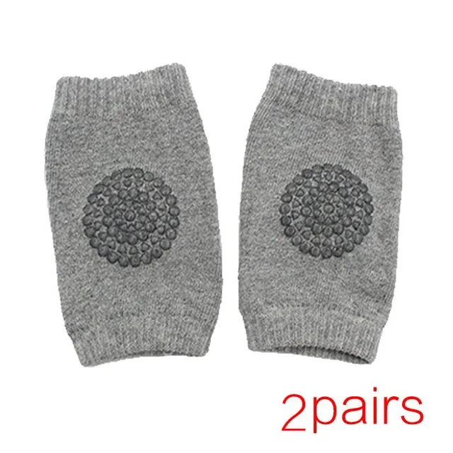 2-pairs Soft Anti-slip Knee Pads for Baby