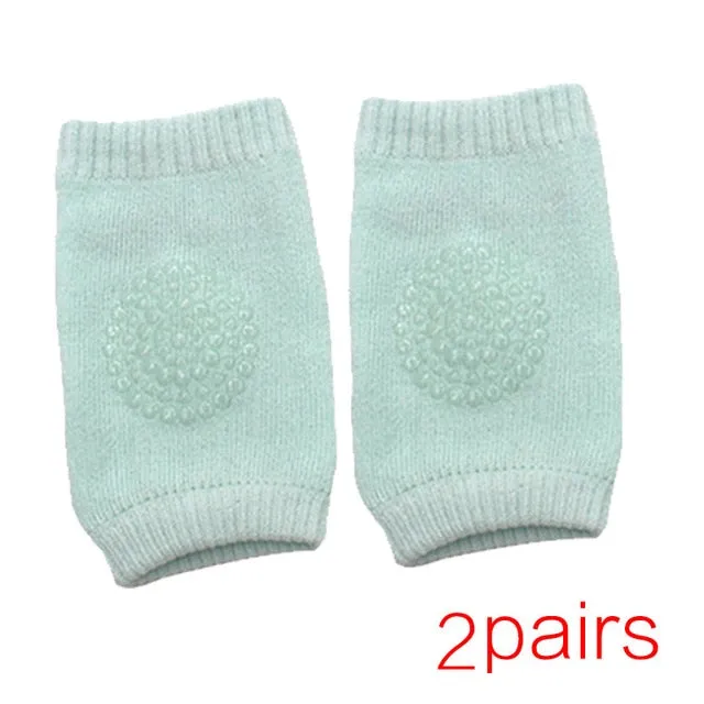 2-pairs Soft Anti-slip Knee Pads for Baby