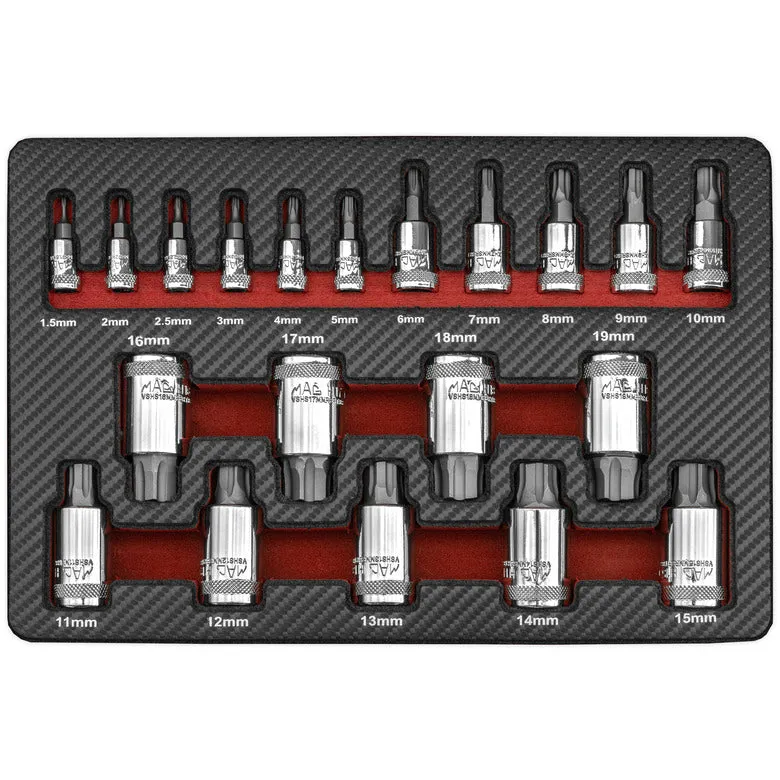 20-PC. Metric Master R.B.R.T. Hex Driver Set