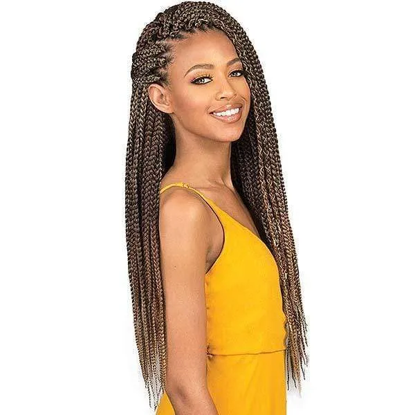 [3 Pack Deal] Bobbi Boss African Roots Collection Crochet Braid - BOMBA BOX BRAID 18"