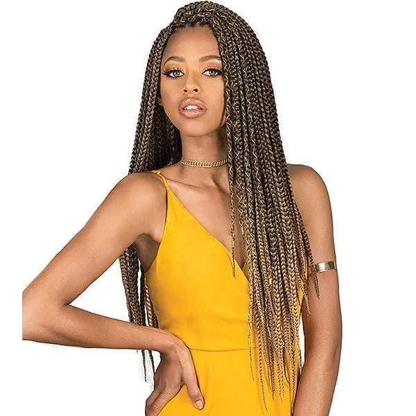 [3 Pack Deal] Bobbi Boss African Roots Collection Crochet Braid - BOMBA BOX BRAID 18"
