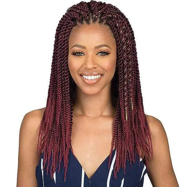 [3 Pack Deal] Bobbi Boss African Roots Collection Crochet Braid - BOMBA SENEGAL TWIST 18"