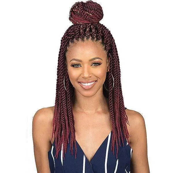 [3 Pack Deal] Bobbi Boss African Roots Collection Crochet Braid - BOMBA SENEGAL TWIST 18"
