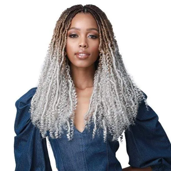 [3 Pack Deal] Bobbi Boss Synthetic Crochet Braid - NU LOCS WATER CURL BOHO STYLE 18" 2X