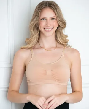 Adjustable Strap Bralette - Nude