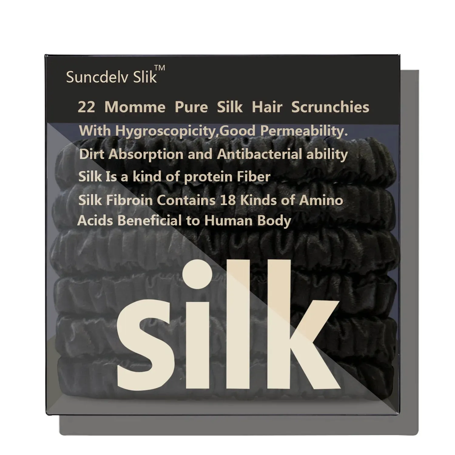 Anti-Slip Hair Bands Hair Ties Silk Scrunchies