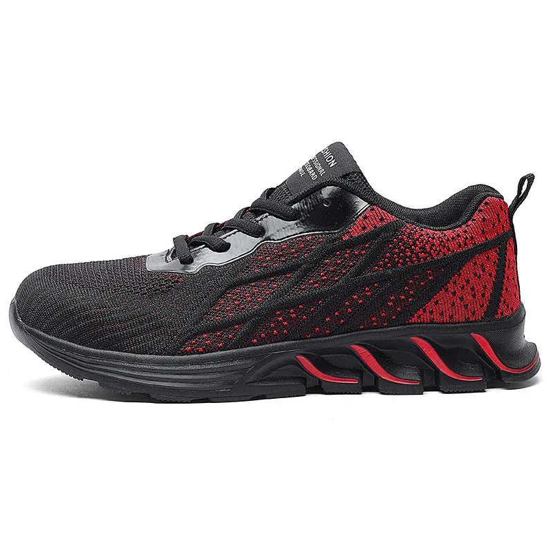 Anti-smashing And Anti-piercing Steel Toe Safety Shoes Men