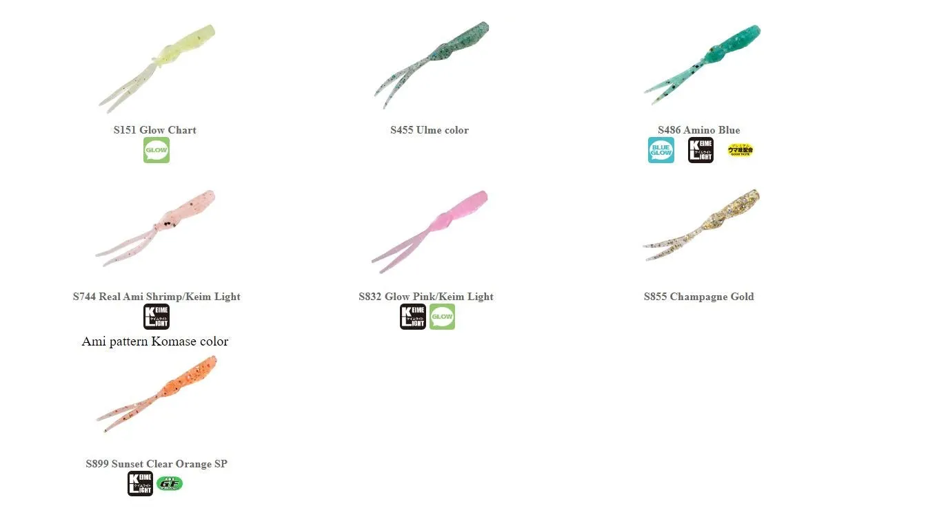 BAIT BREATH Aji-R Mini Aji Soft Plastics - 2"