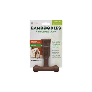 Bamboodles 'T-Bone' Easy Grip Dog Chew Toy