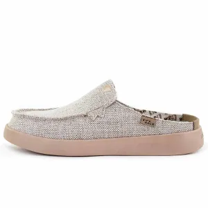 Barbeach Mule Woven Canvas Oat