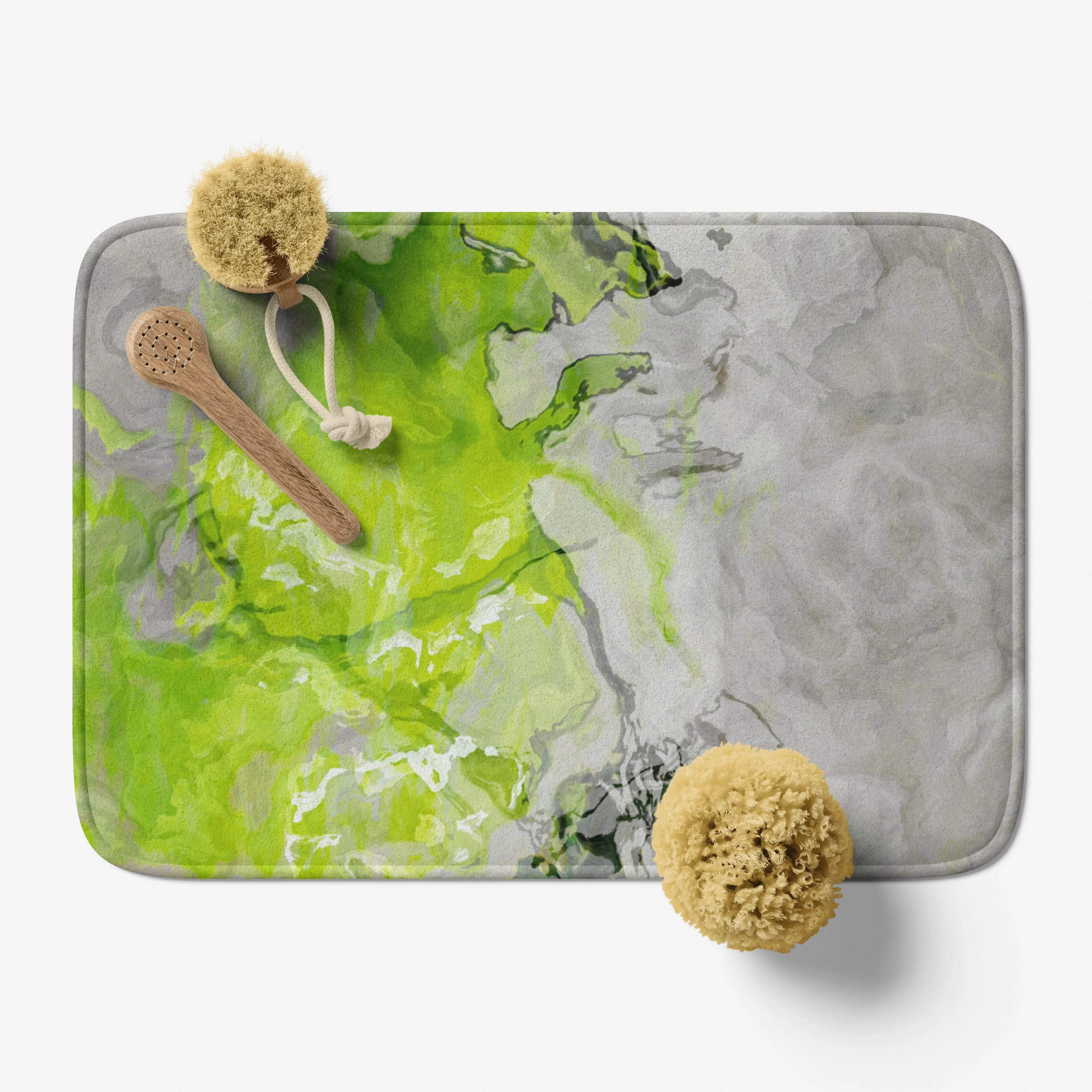 Bath Mat, Lime Love