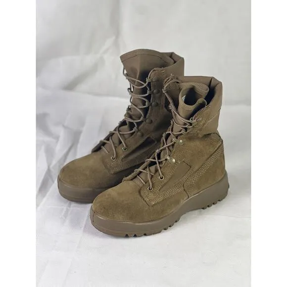 BELLEVILLE 390 DES TAN HOT WEATHER BOOTS SIZE 5.0 R -US MADE