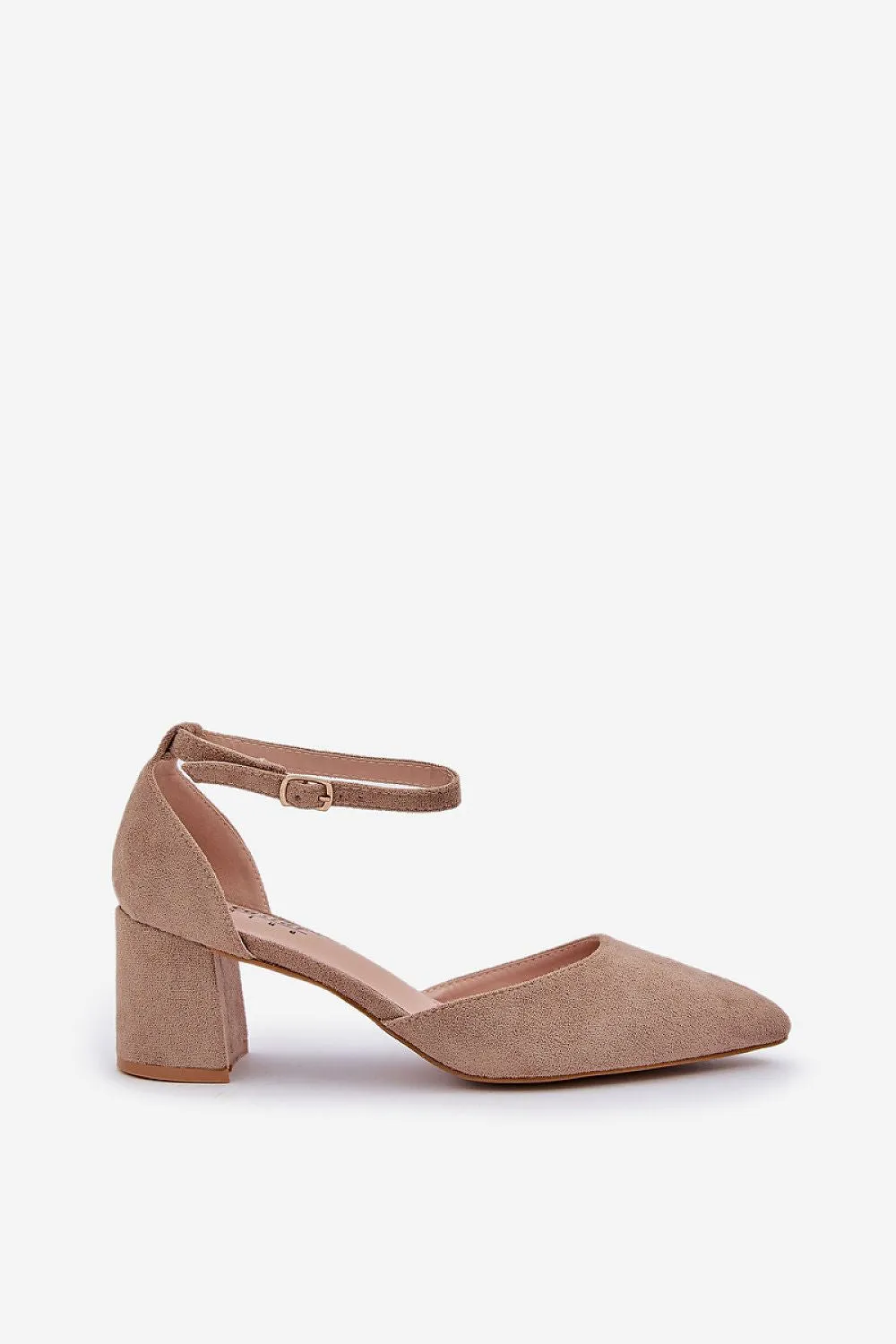 Block heel pumps