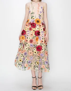 Blush Flower Sleeveless Dress