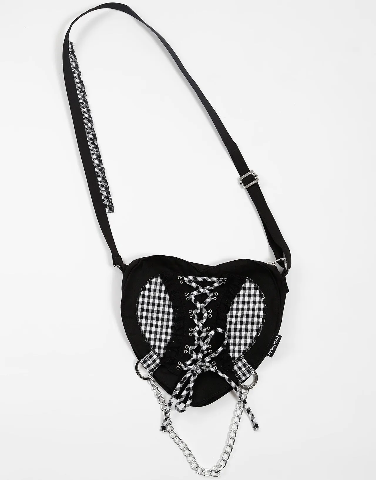 BO PEEP HEART BAG WHITE