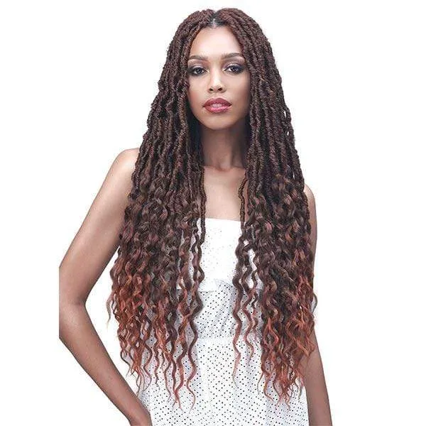 Bobbi Boss Synthetic Crochet Braid - NU LOCS WAVY TIPS 28" 2X