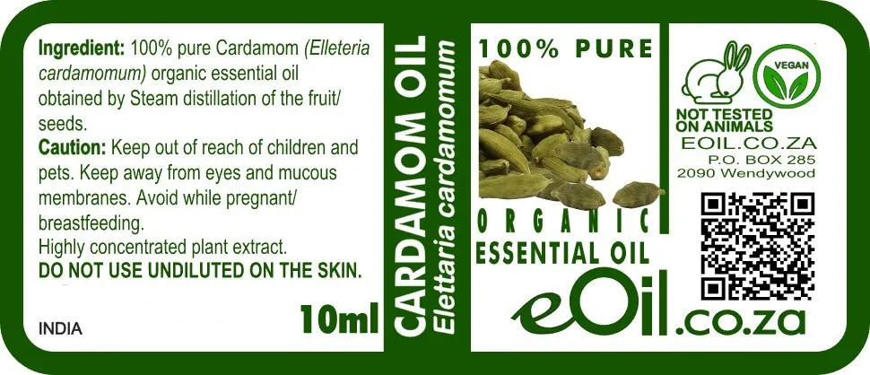 Cardamom Essential Oil Organic