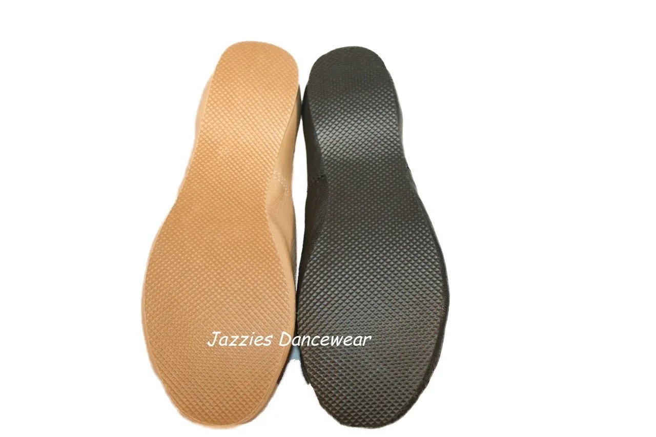Child Full Sole Lace Up Jazz Shoes