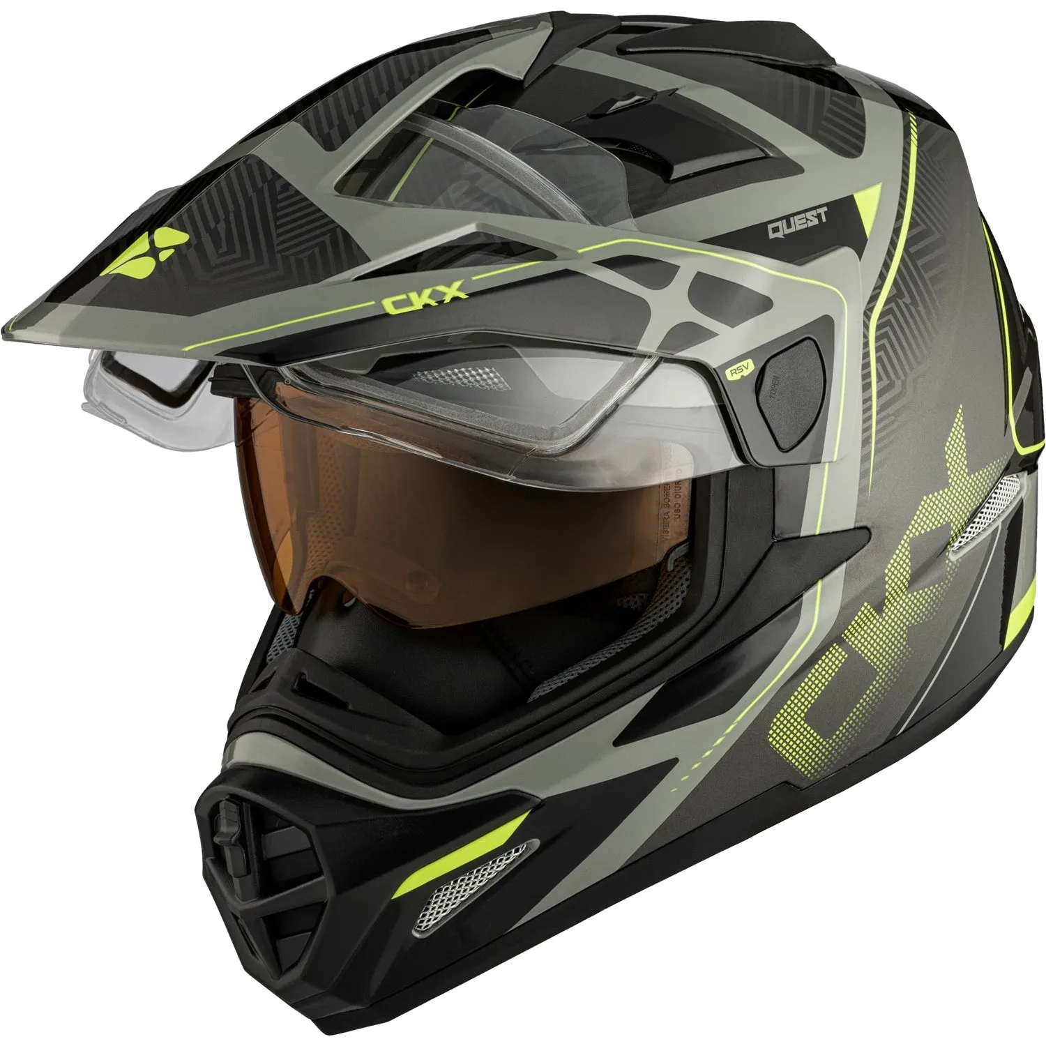 CKX Gloom Quest RSV Backcountry Helmet with Double Shield