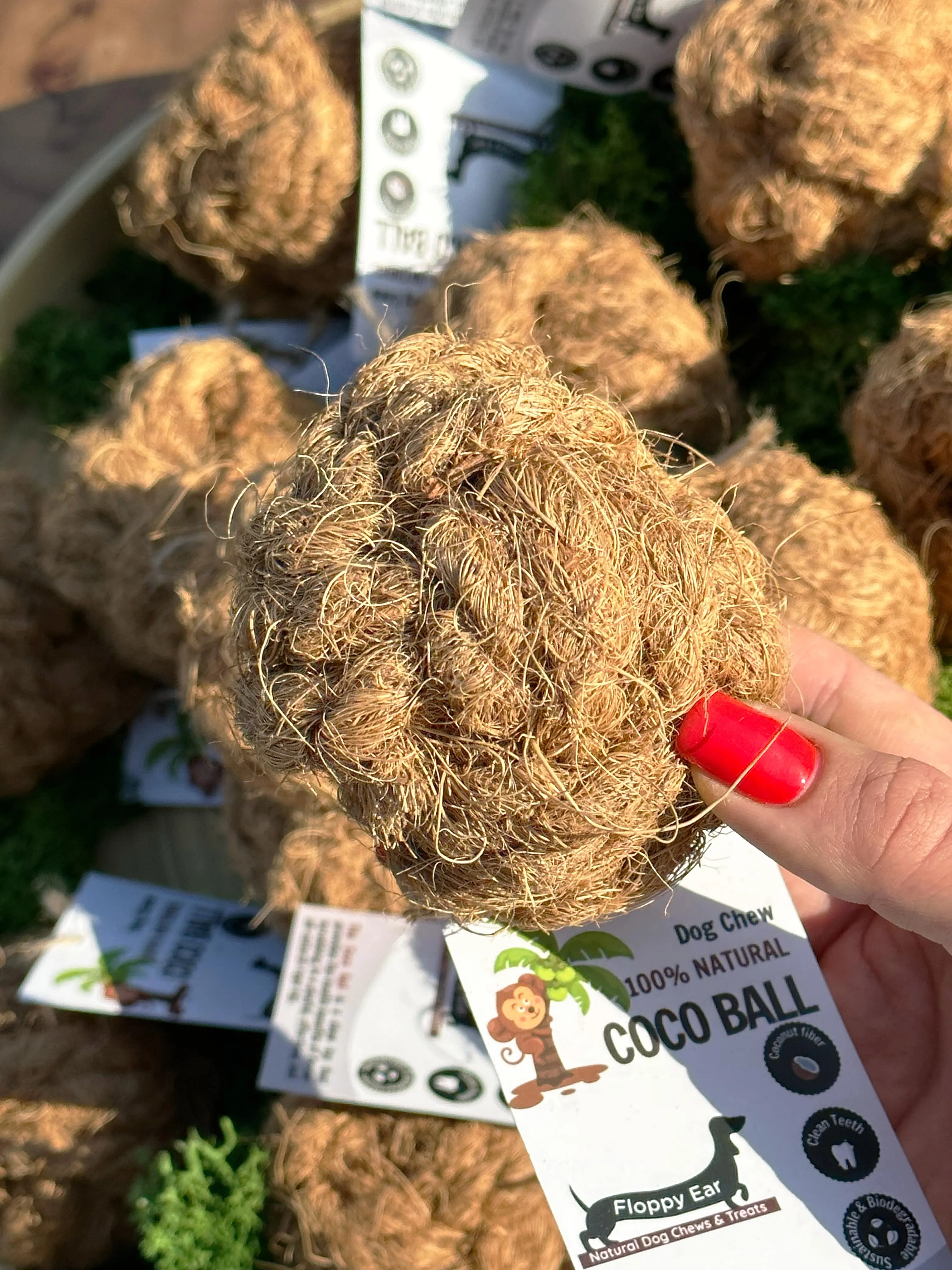 Coconut Fibre Ball Toy