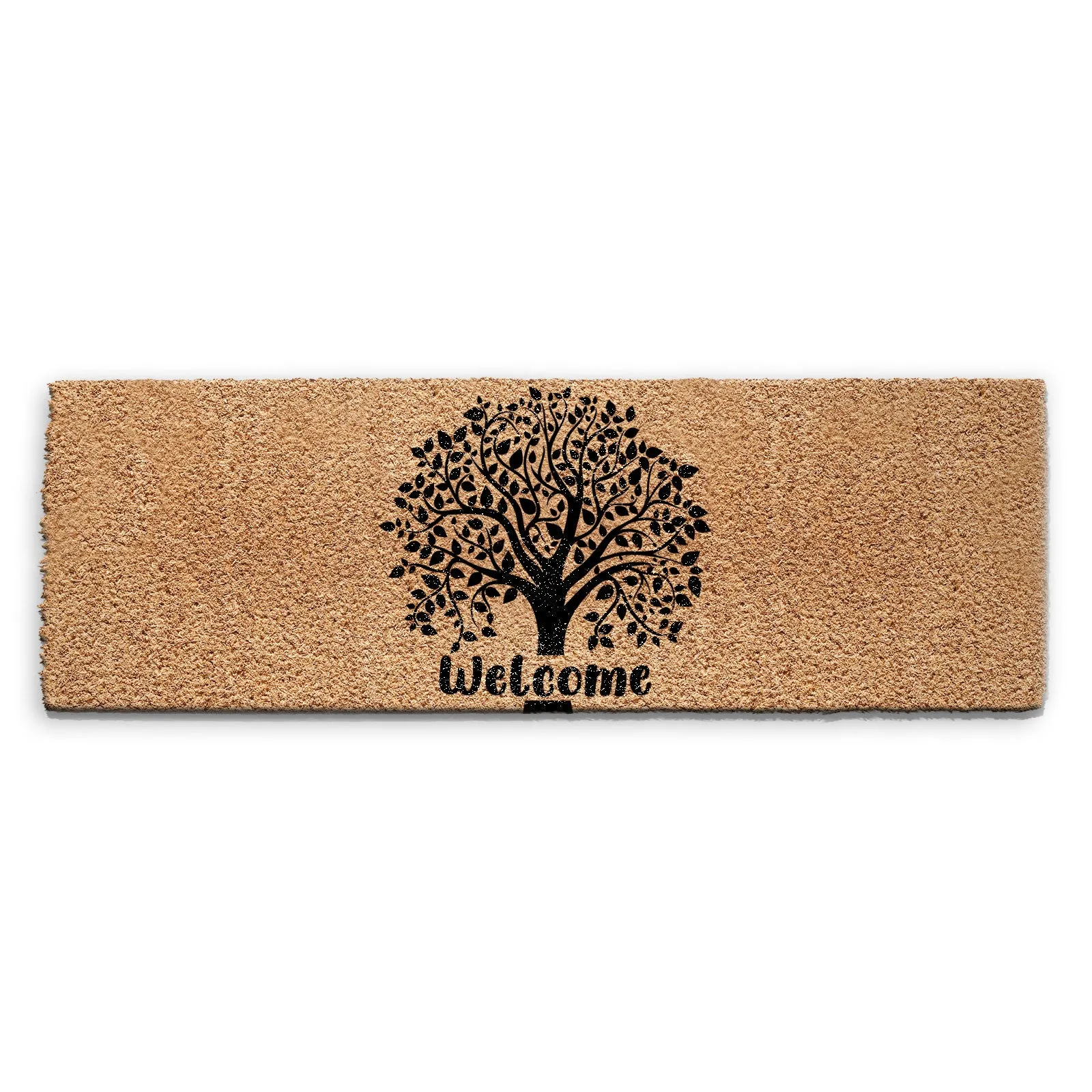 Coir Doormat - Welcome Tree