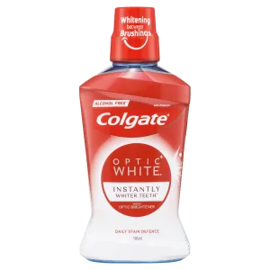 Colgate Optic White Teeth Whitening Mouthwash 500mL