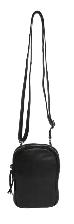 cow leather double zip (7662)