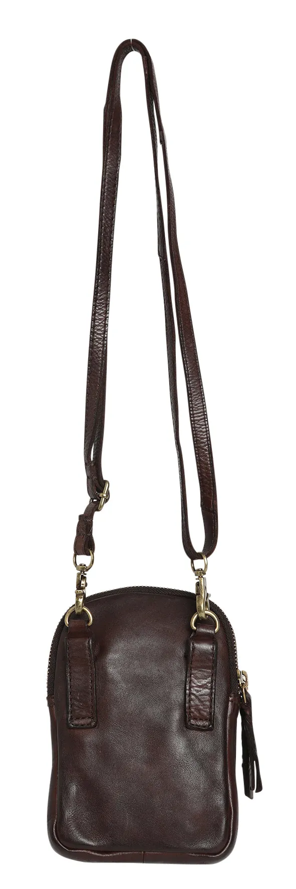 cow leather double zip (7662)