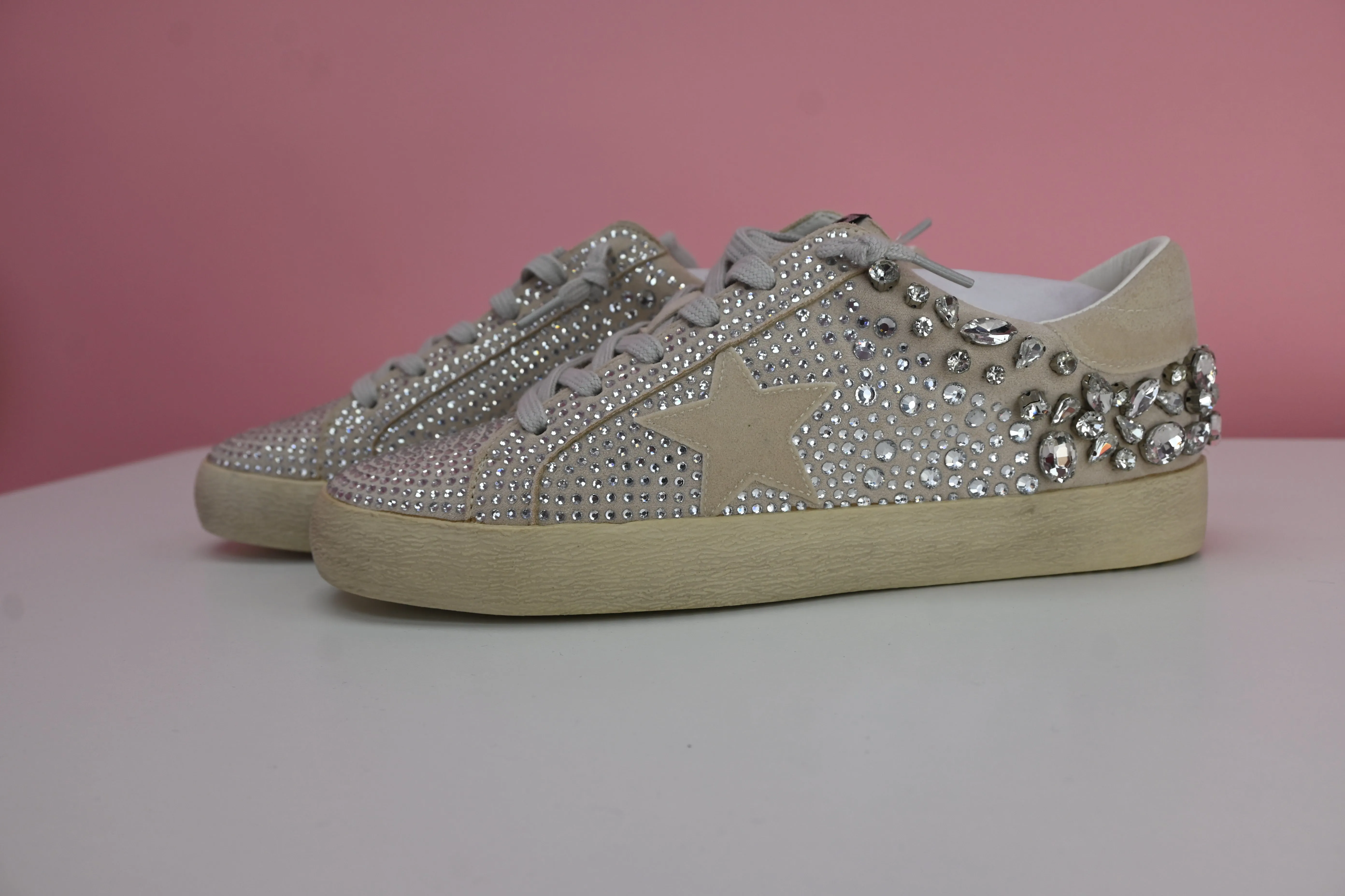 CRYSTAL NUDE TENIS