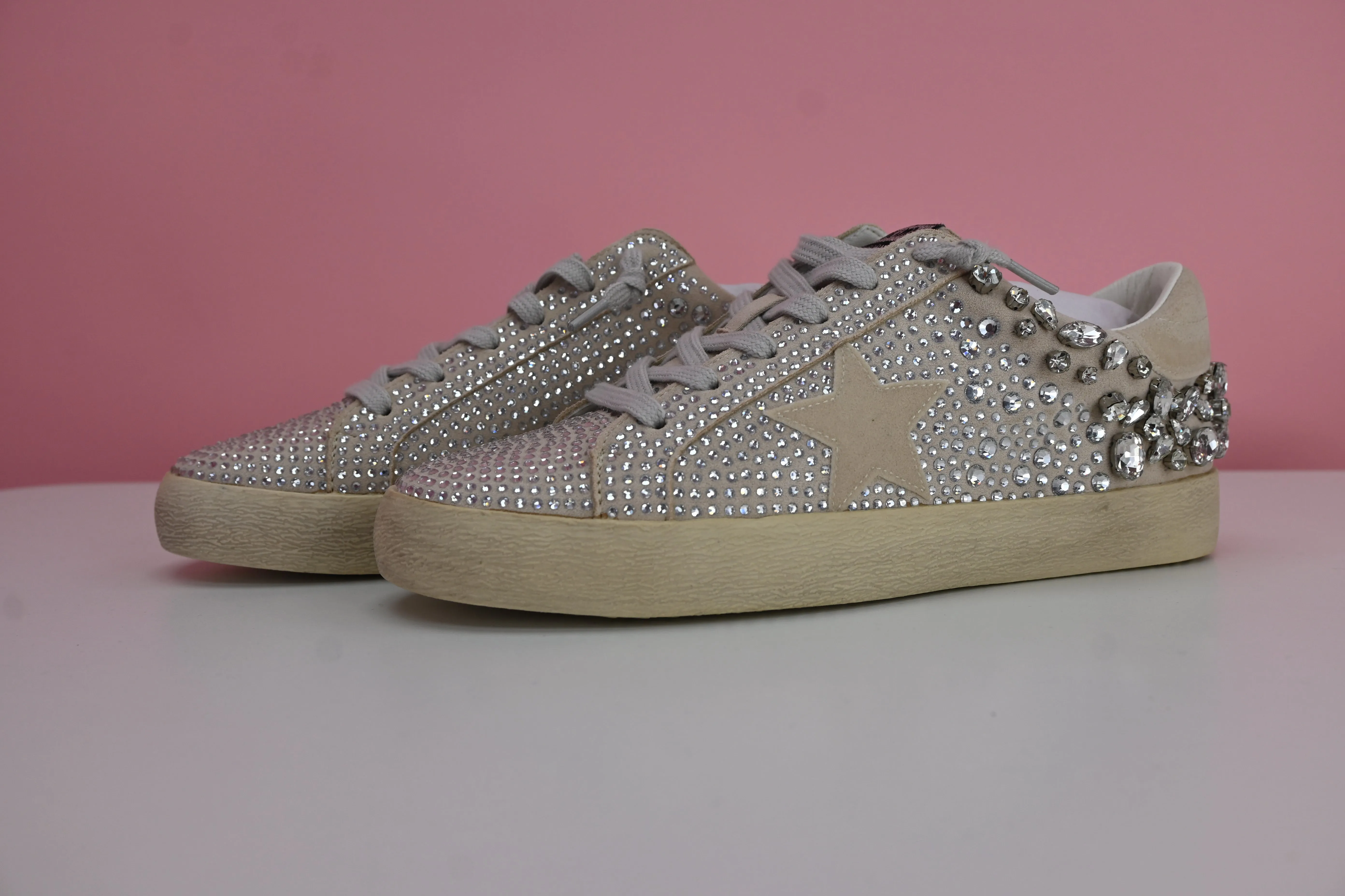 CRYSTAL NUDE TENIS