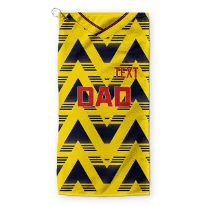 DAD - The Gooners - 1992 Away - Retro Lightweight, Microfibre Golf Towel