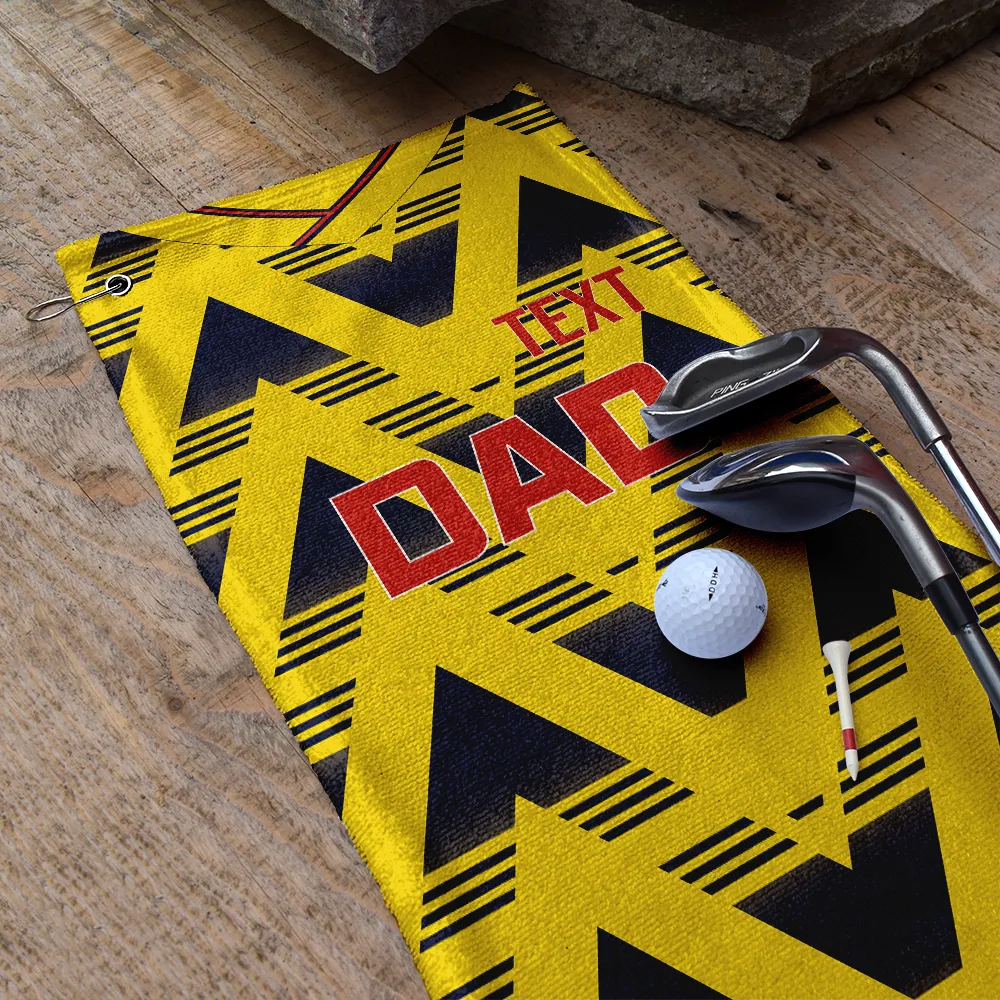 DAD - The Gooners - 1992 Away - Retro Lightweight, Microfibre Golf Towel