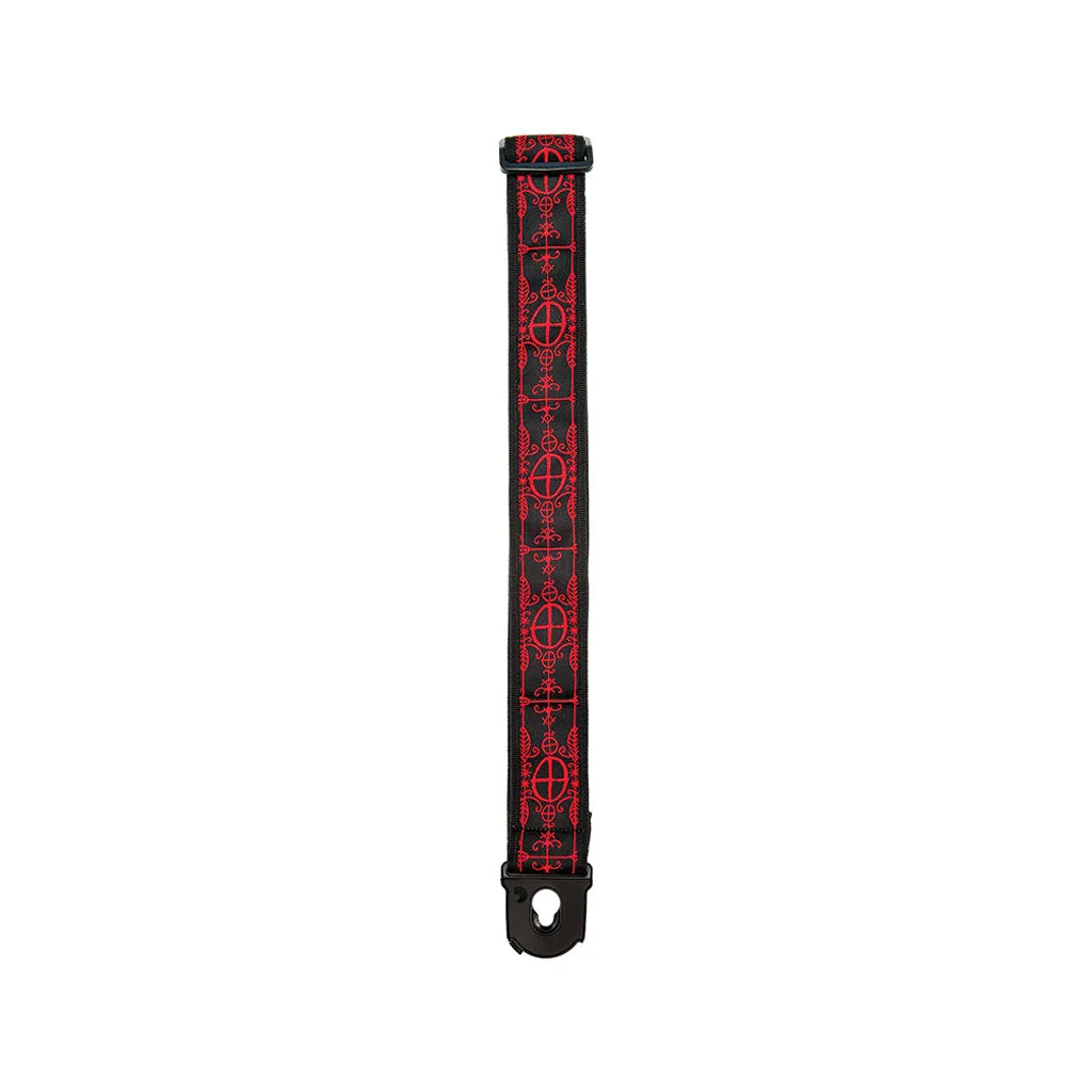 D'Addario 50PLA12 50mm Planet Lock Voodoo Nylon Guitar Strap