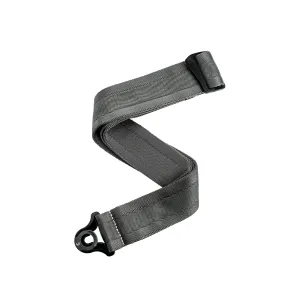 D'Addario Auto Lock Guitar Strap, Metal Grey