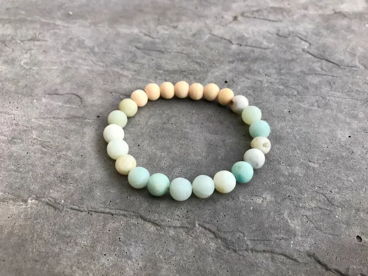 Deep Breath Amazonite Diffuser Bracelet