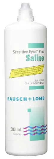 Docolun sensitive eyes plus physiological saline 500 ml Bausch & lomb sensitive eyes plus Saline 500ml