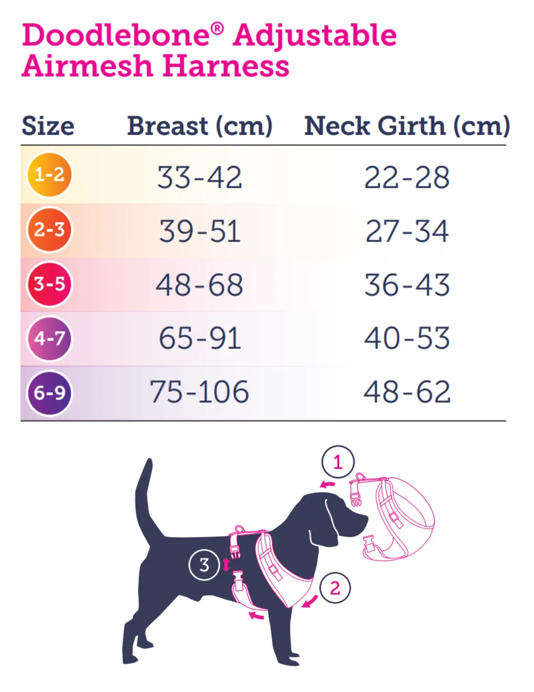 DoodleBone AirMesh Harness Reef