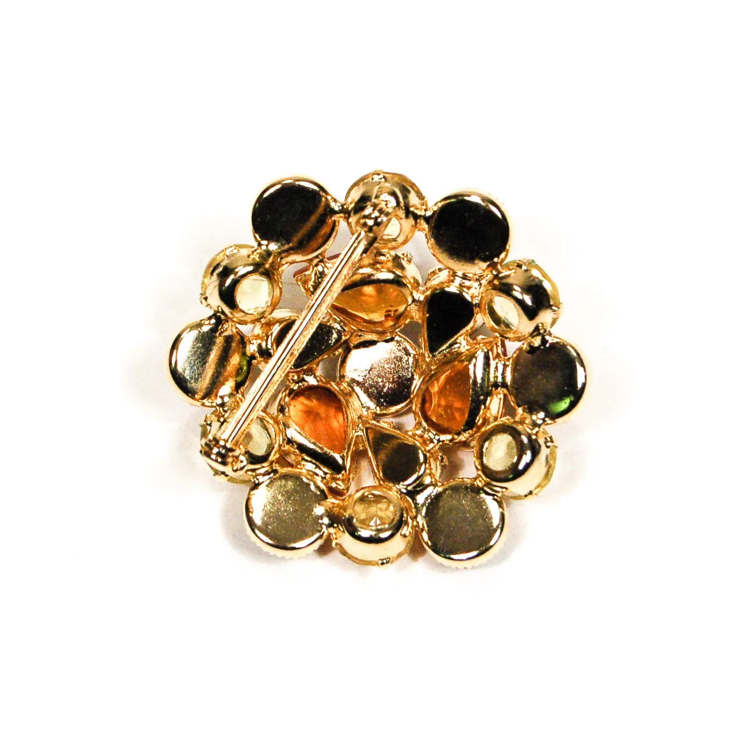 Dragons Breath Brooch Colored Rhinestone Brooch