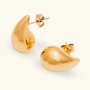 Dua Teardrop Stud (Lightweight) - Water & Tarnish Proof