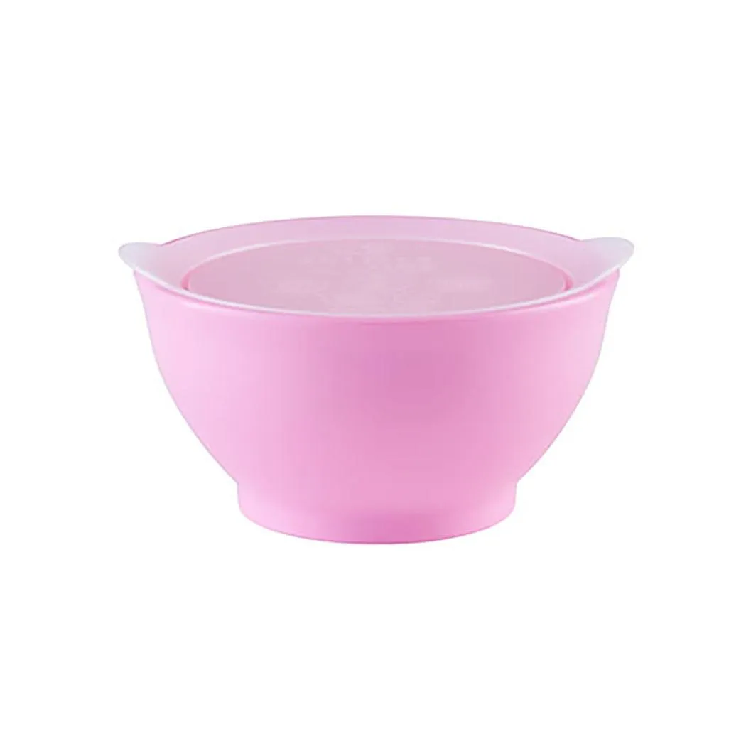 Elipse Kids Spill-Proof Anti-Slip Bowl Stage 1 8oz | Twin Pack with Lid Pink