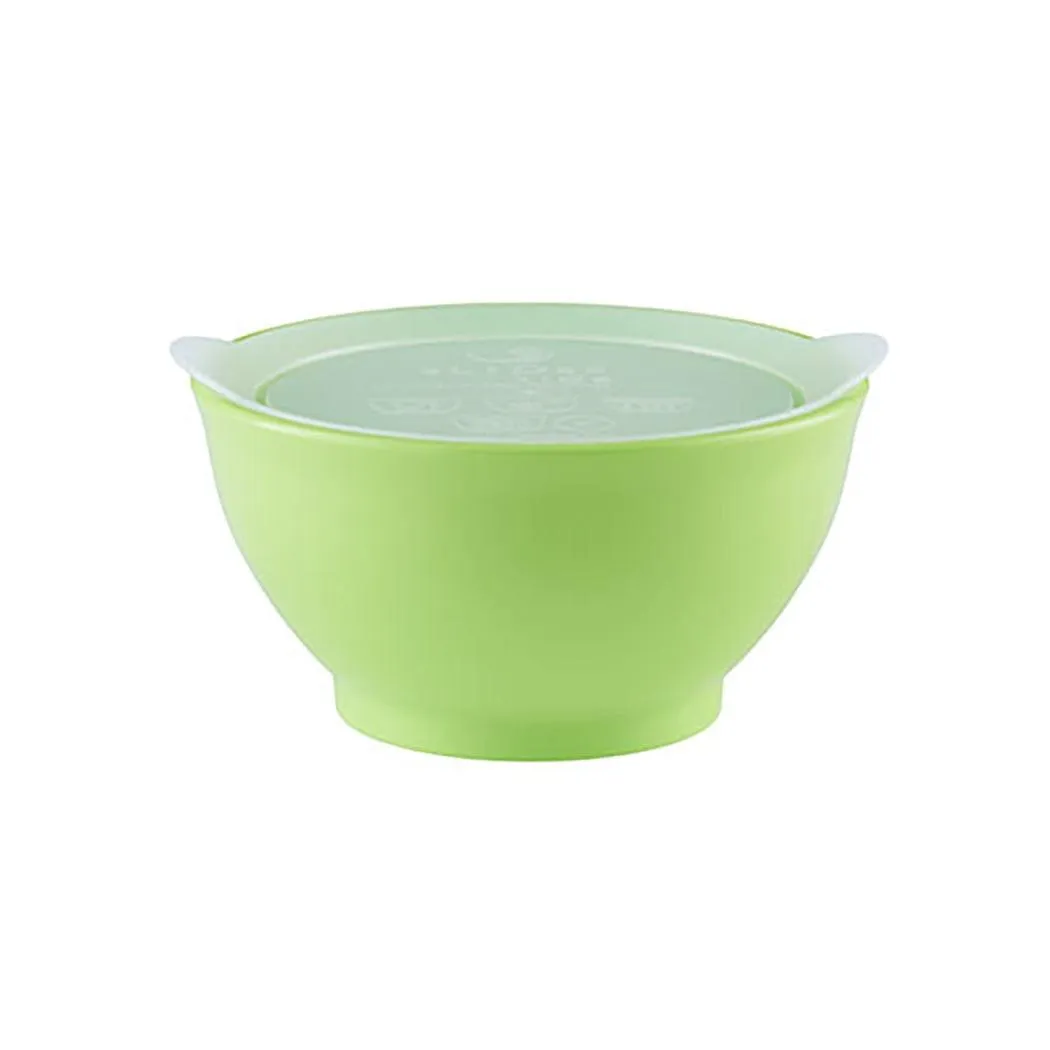 Elipse Kids Spill-Proof Anti-Slip Bowl Stage 1 8oz | Twin Pack with Lid Pink