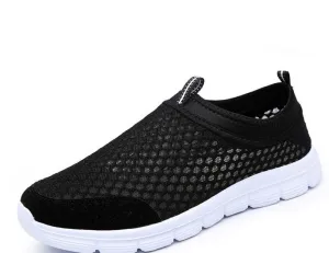 Fashion Women men shoes black slip on Walking Men women casual Shoes