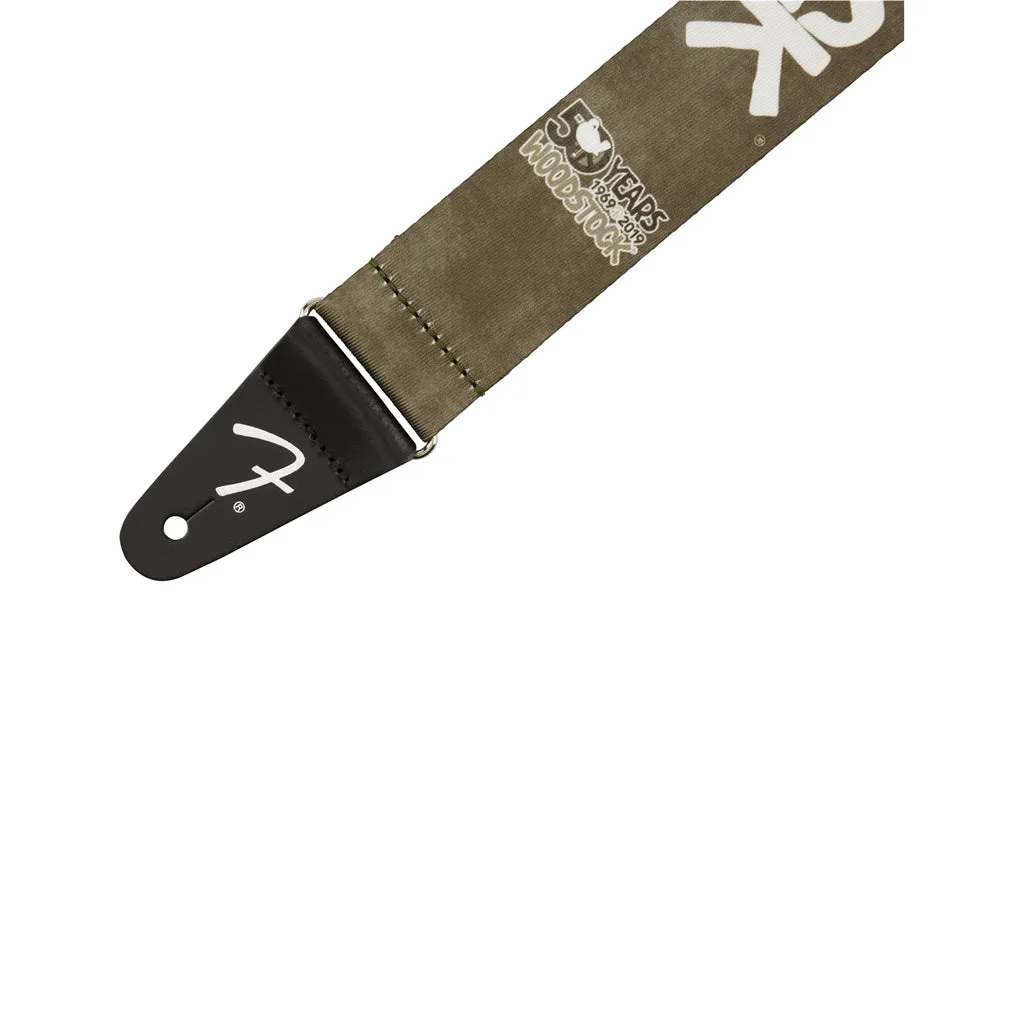 Fender Woodstock 2inch Guitar Strap, Black