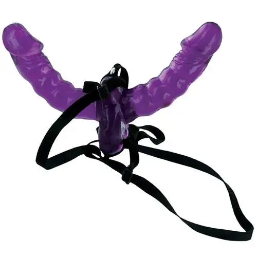 Fetish Fantasy Series Double Strap on with Adjustable Harness