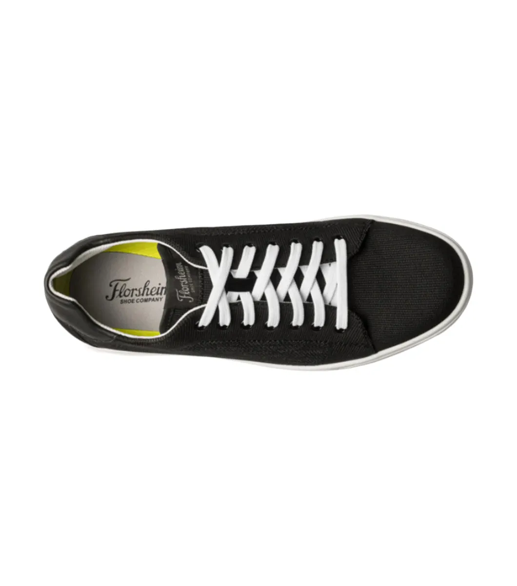 Florsheim Mens Heist Knit Sneaker - Black