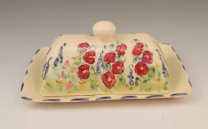 Flower Garden Butter Dish
