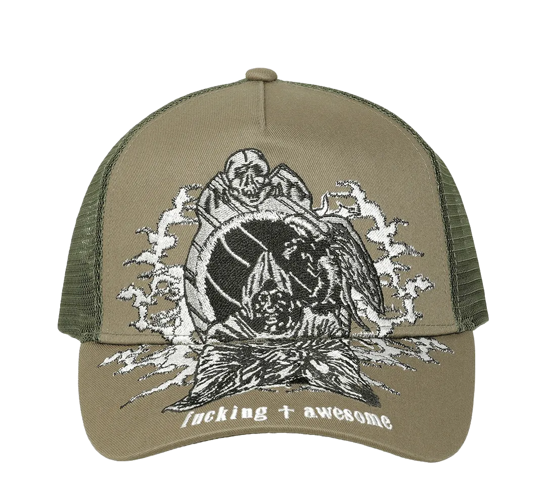 Fucking Awesome Demon Trucker Hat