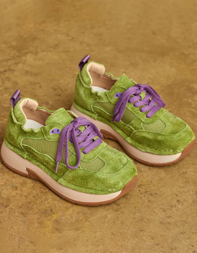 Genuine Leather Breathable Forrest Gump Shoes