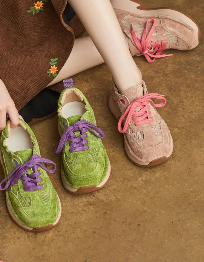 Genuine Leather Breathable Forrest Gump Shoes